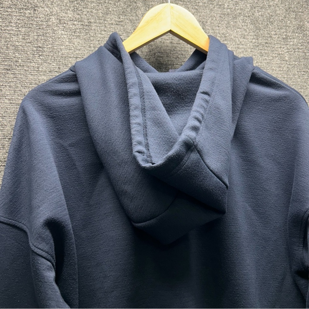 ROXY Hoodie Sweatshirt Navy Blue Size Medium - Picture 3 of 7
